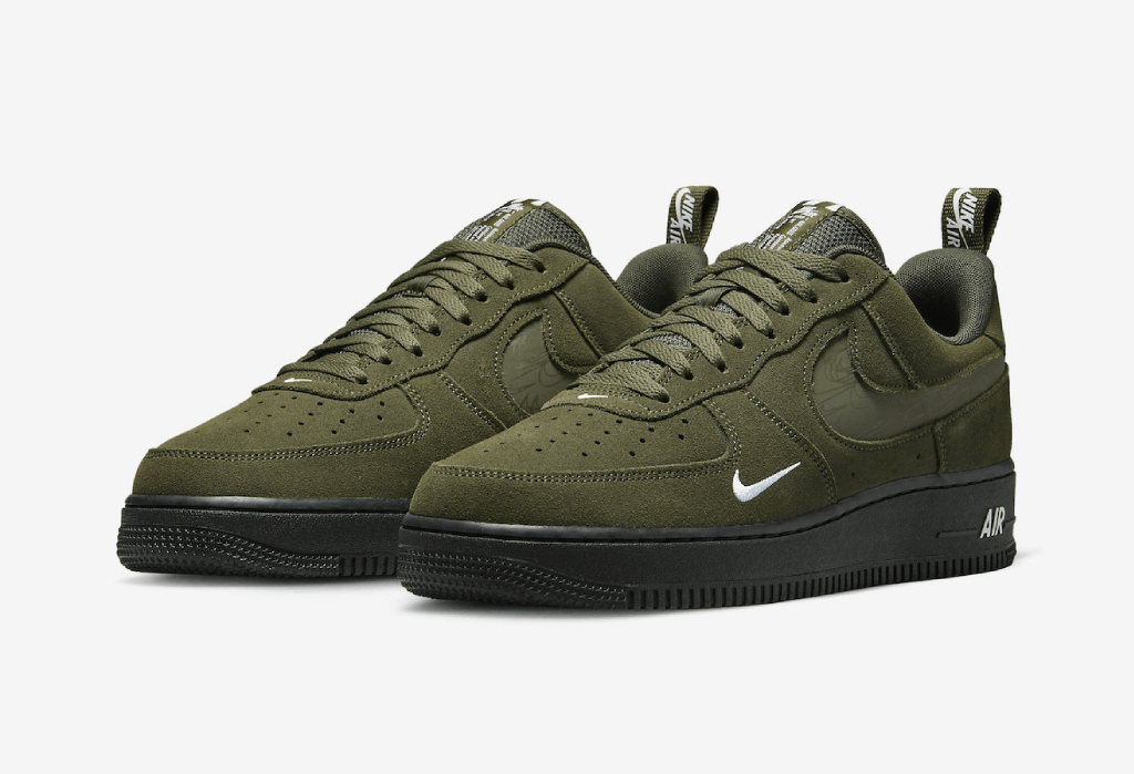 Air Force 1 Low Olive Green Black Shade