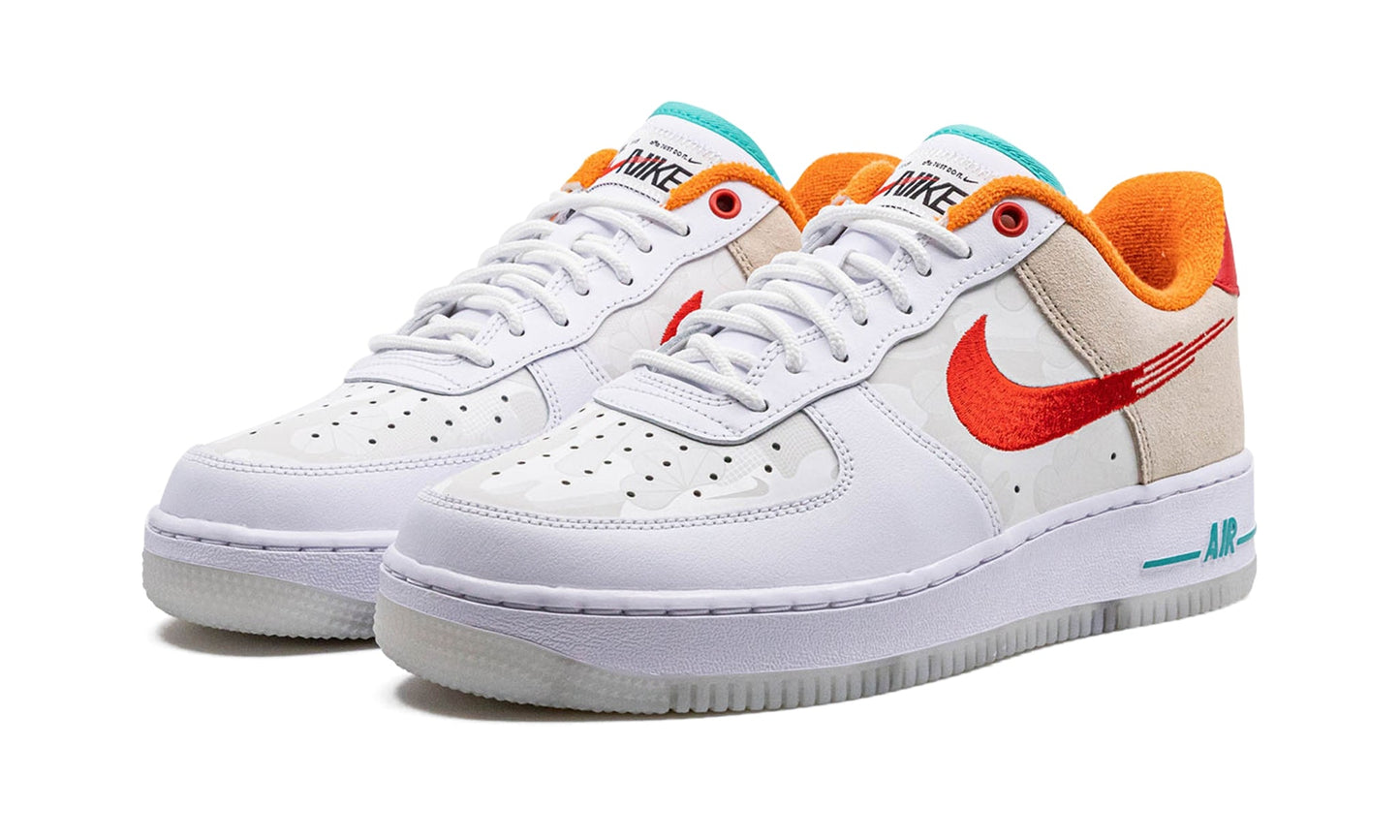 Air Force 1 Low '07 PRM Just Do It White Red Teal