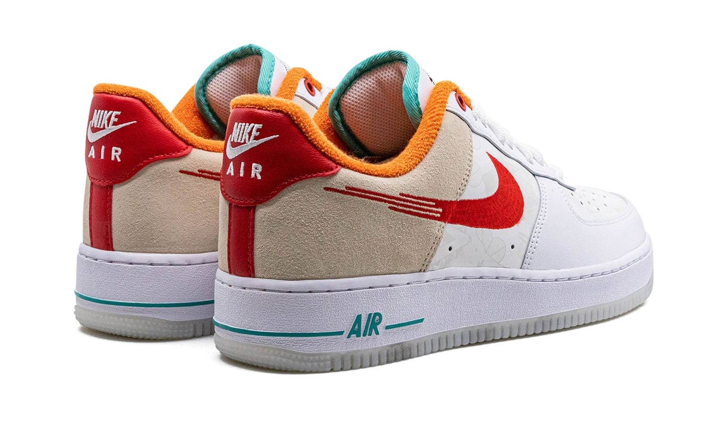 Air Force 1 Low '07 PRM Just Do It White Red Teal