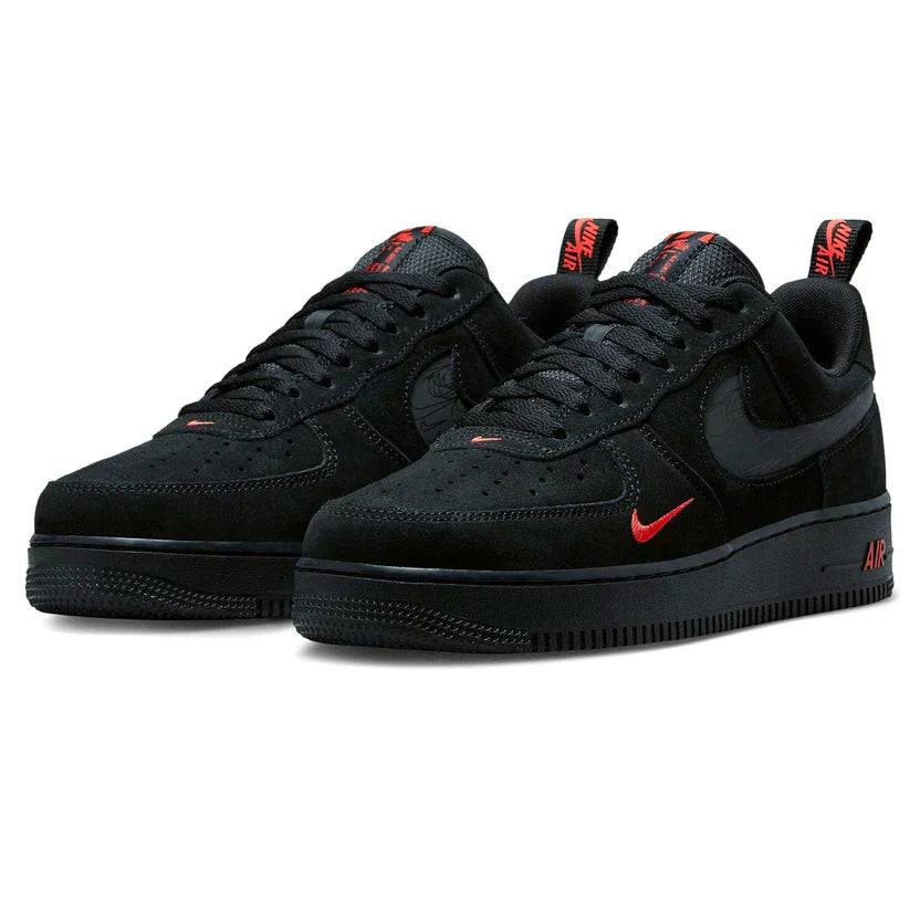 Air Force 1 Low Multiswoosh Black Crimson