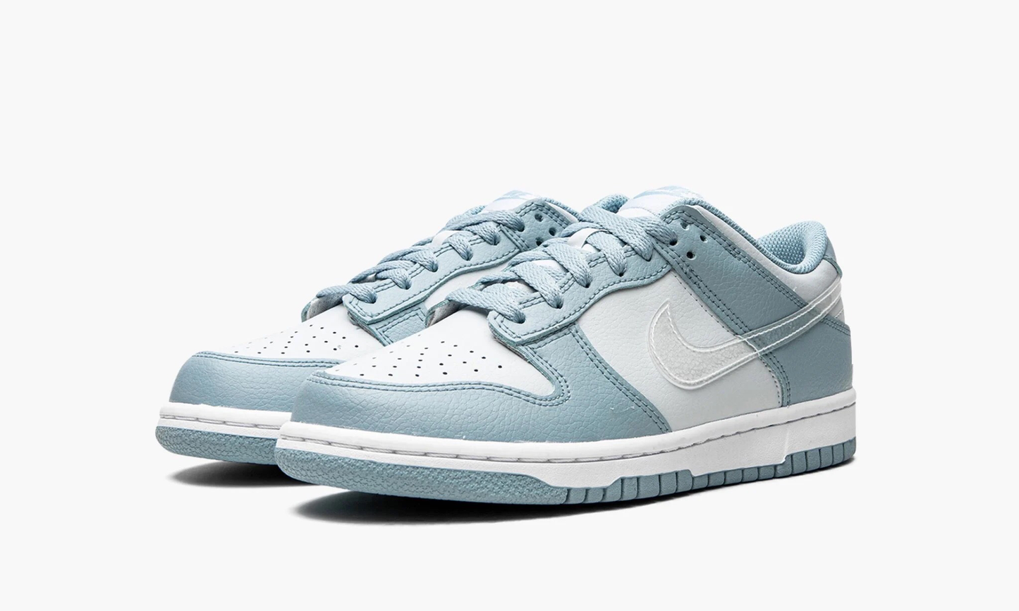 NIKE DUNK LOW "Clear Swoosh / Blue"