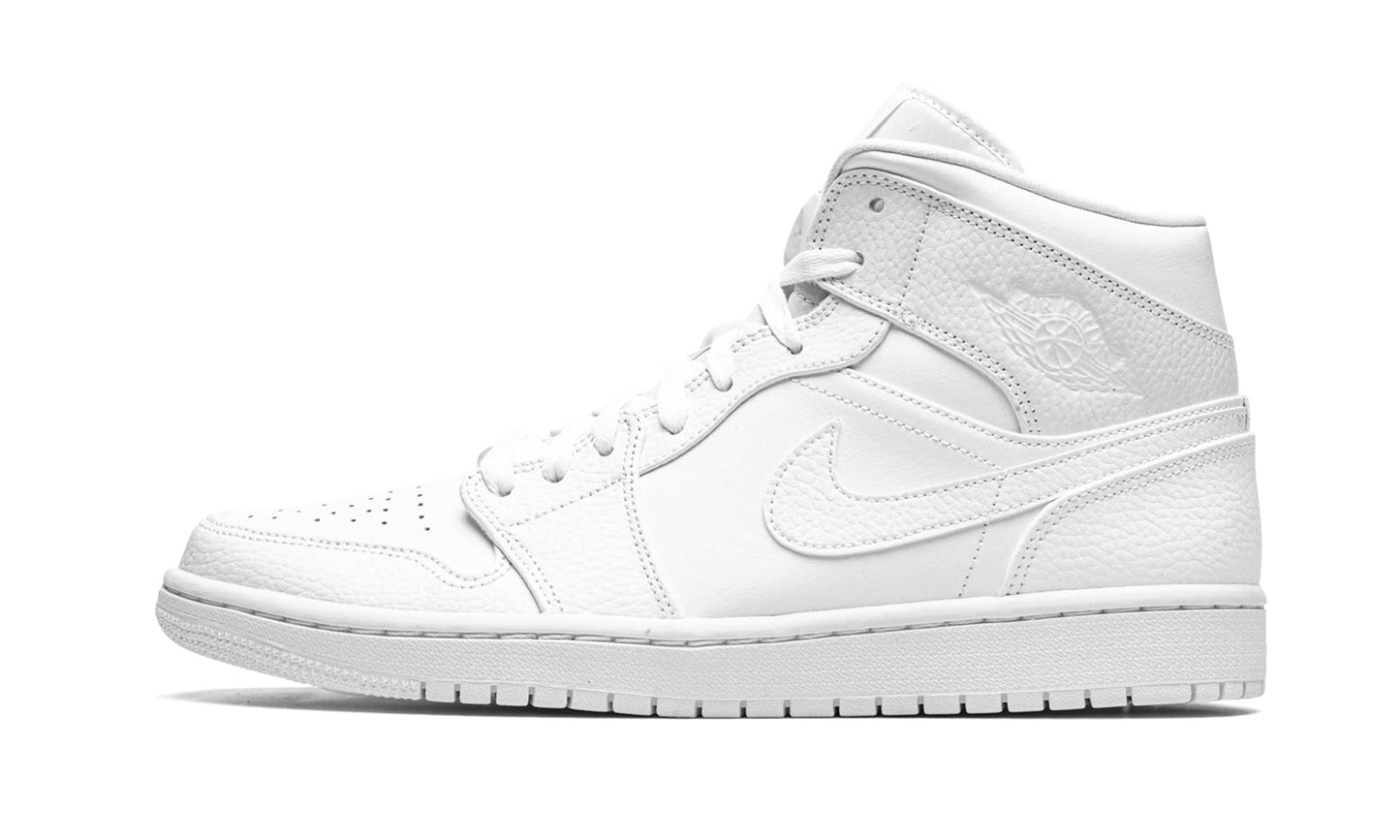 AIR JORDAN 1 MID "Triple White"